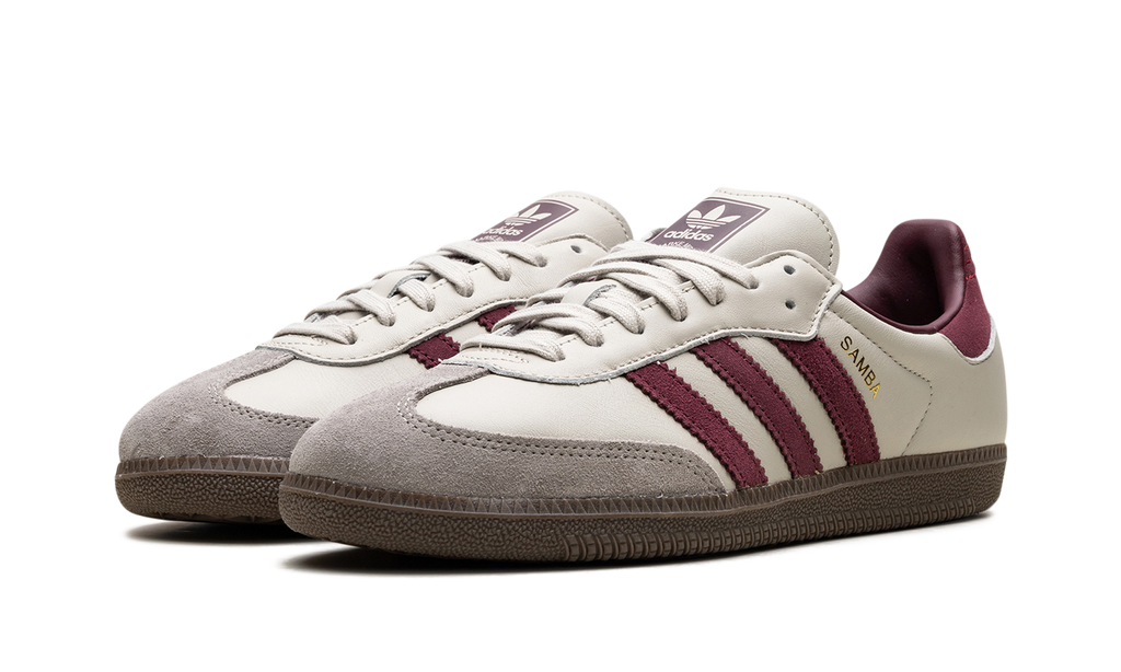 Adidas Samba Putty Gray Maroon
