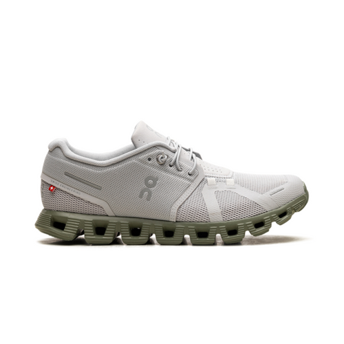 On Running Cloud 5 Glacier Gray Reseda Green