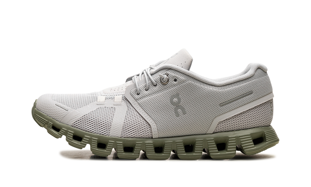 On Running Cloud 5 Glacier Gray Reseda Green