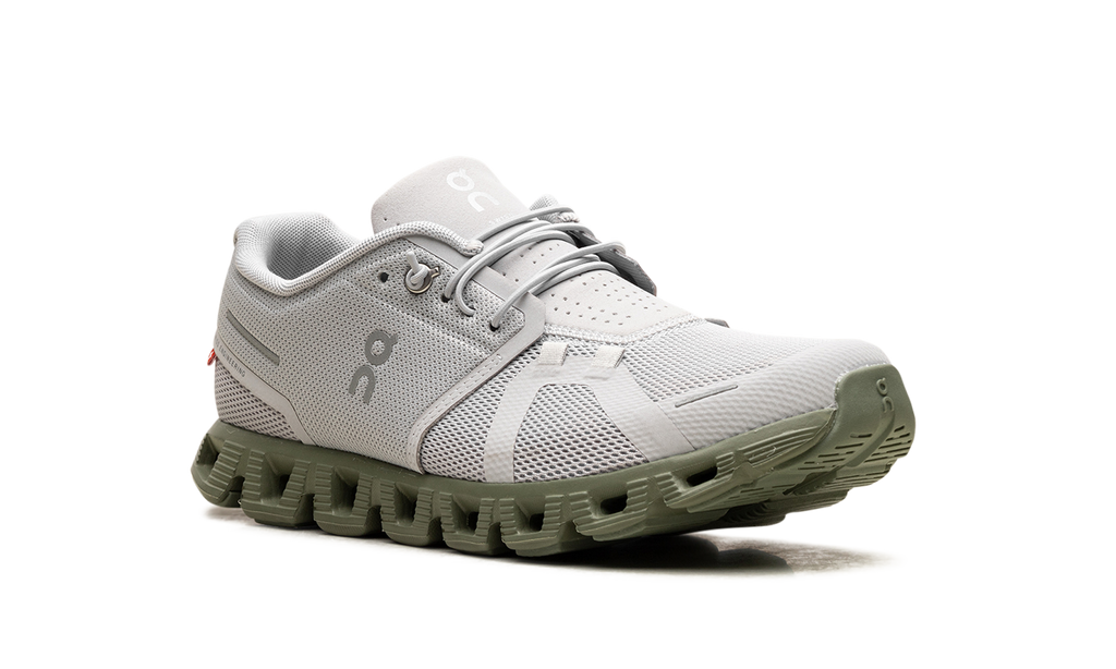 On Running Cloud 5 Glacier Gray Reseda Green