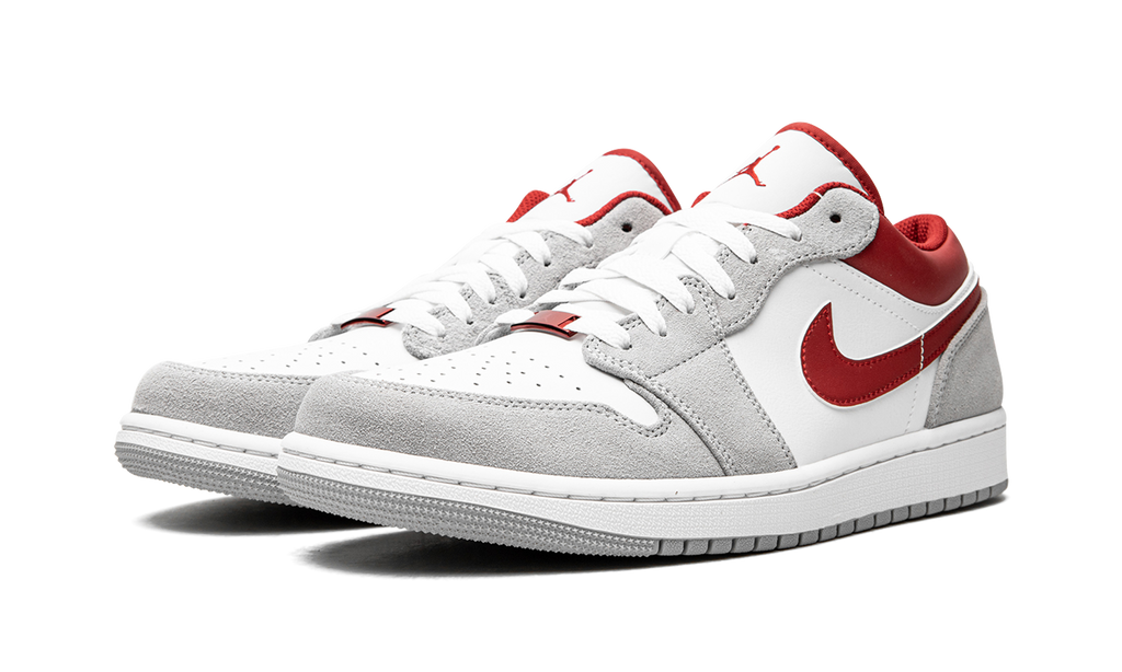 Jordan 1 Low SE Light Smoke Gray Gym Red