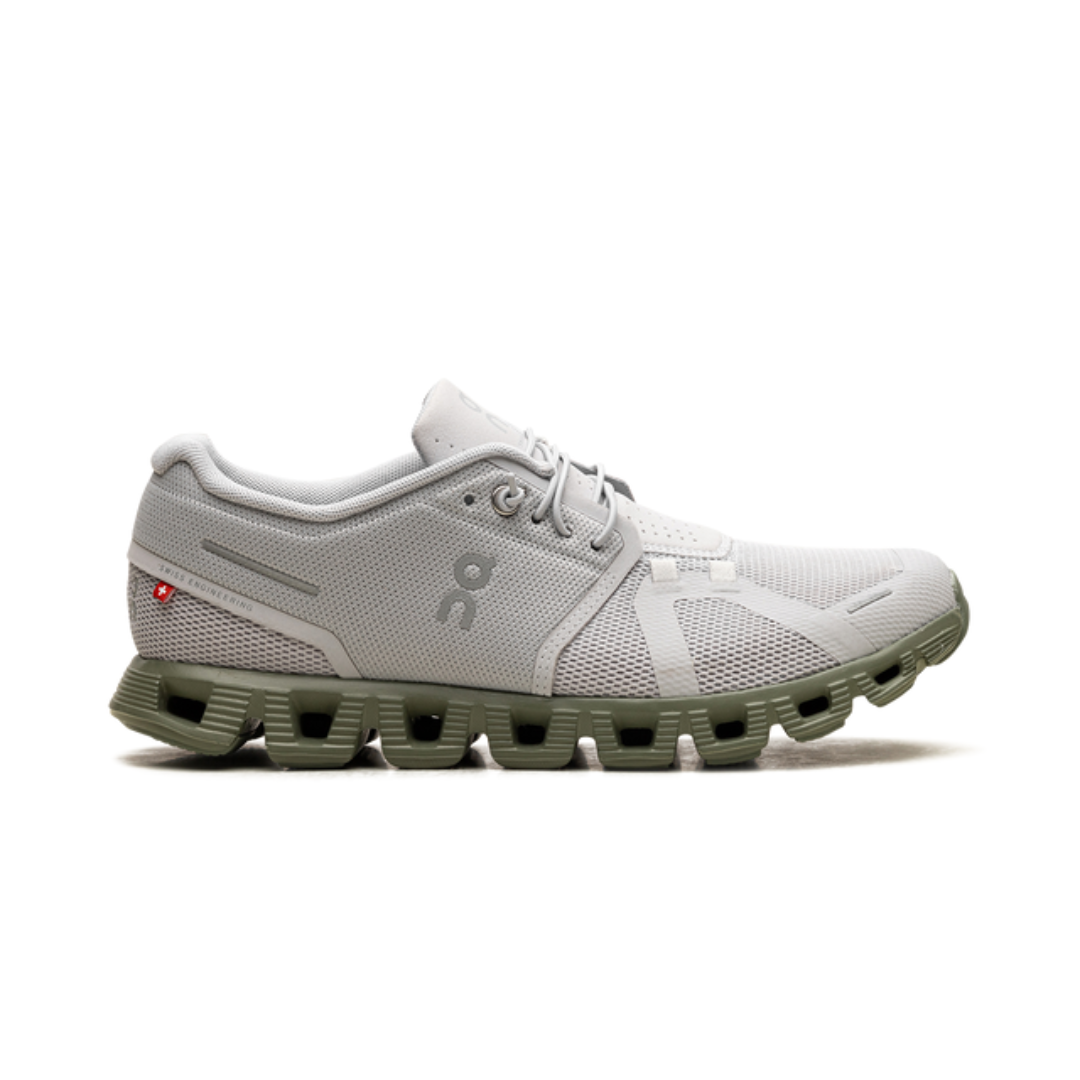 On Running Cloud 5 Glacier Gray Reseda Green