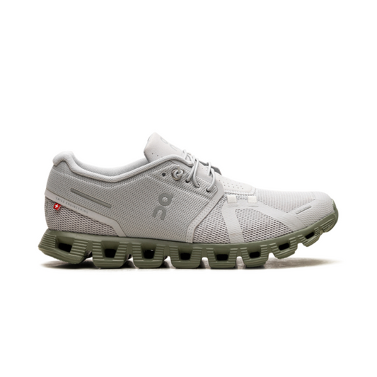 On Running Cloud 5 Glacier Gray Reseda Green