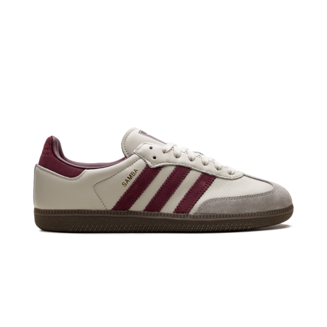 Adidas Samba Putty Gray Maroon