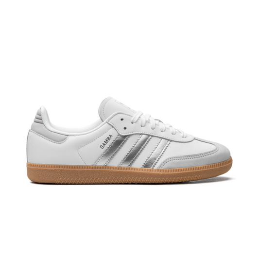 Adidas Samba White Silver Metallic Gray