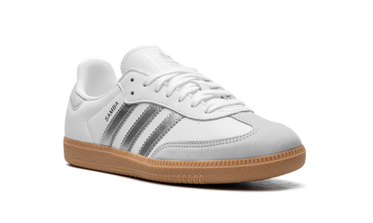 Adidas Samba White Silver Metallic Gray