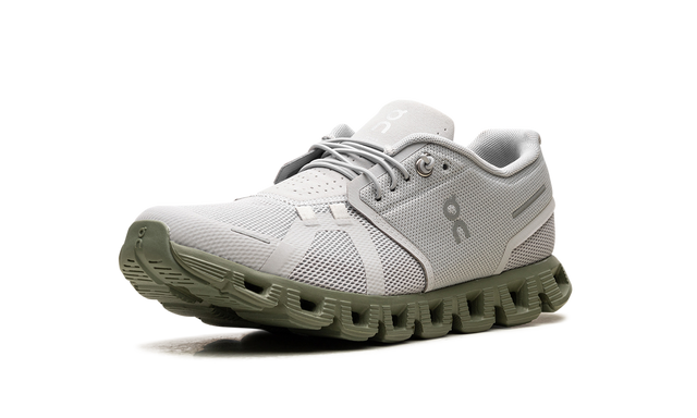 On Running Cloud 5 Glacier Gray Reseda Green