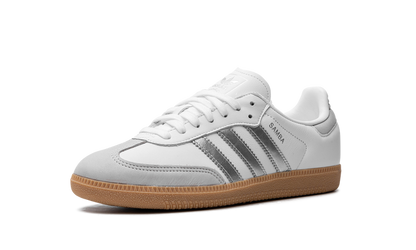 Adidas Samba White Silver Metallic Gray