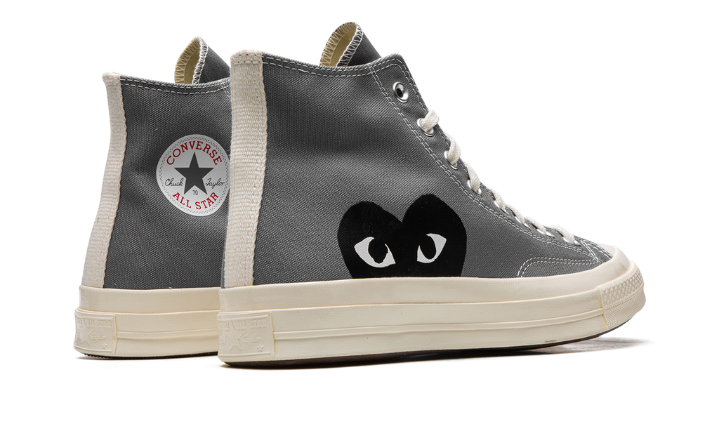 Converse Chuck 70 Hi "CDG Play - Steel Grey"