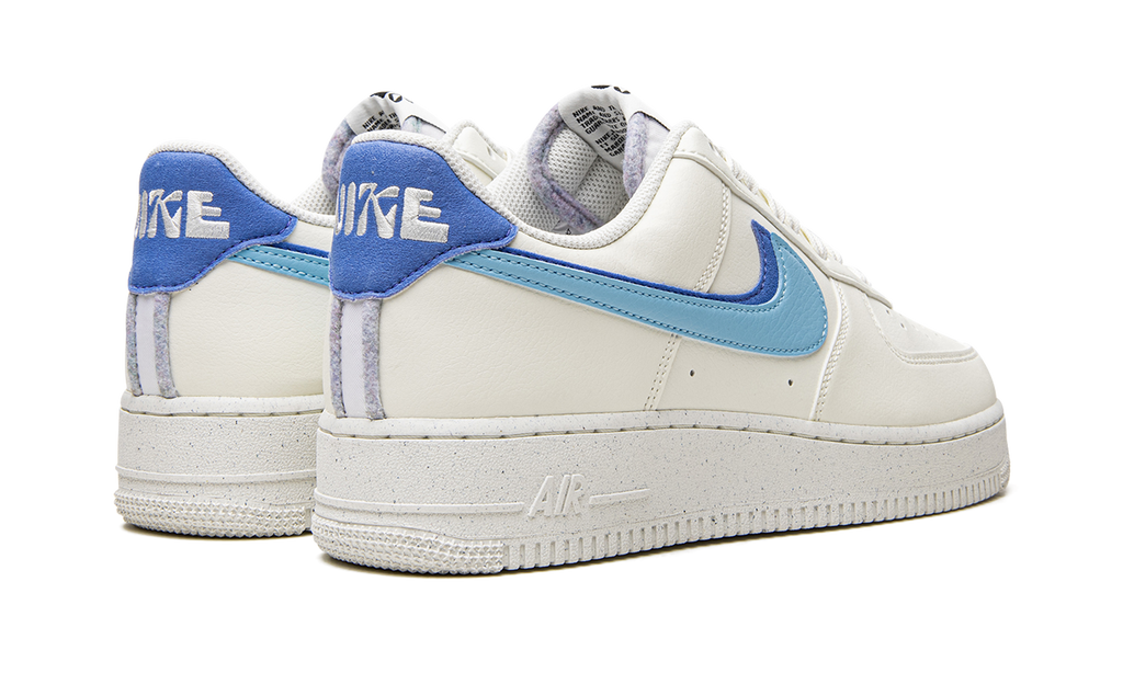 Nike Air Force 1 Double Swoosh White Medium Blue